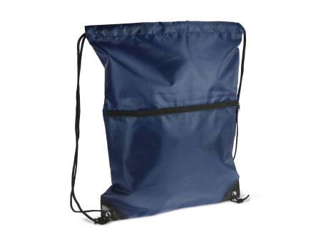 Kordelzugtasche 210T R-PET mit Reißverschluss