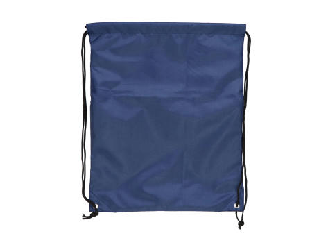 Kordelzugtasche 210T R-PET mit Reißverschluss