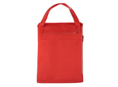 Gefaltete Kühltasche und Picknickmatte