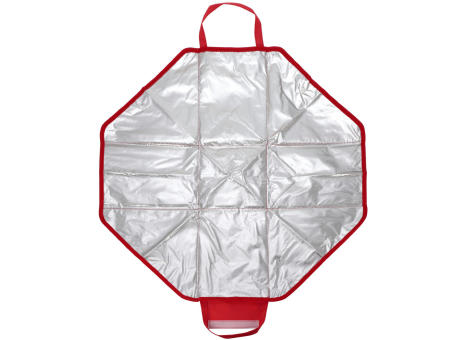Gefaltete Kühltasche und Picknickmatte