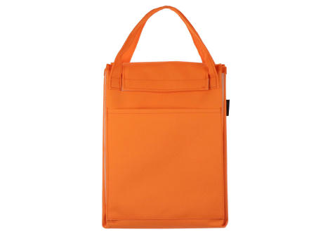 Gefaltete Kühltasche und Picknickmatte