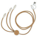 FSC cork 3 in 1 PD charging &amp; data cable