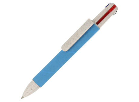 Papierkugelchreiber mit 4 Schreibfarben