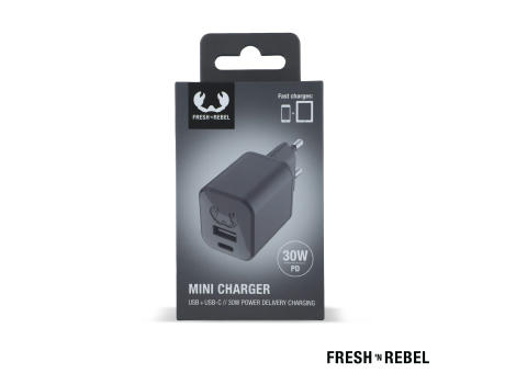 2WC30 I Fresh 'n Rebel Mini Charger USB-C + A PD // 30W