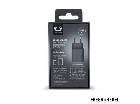 2WC30 I Fresh 'n Rebel Mini Charger USB-C + A PD // 30W