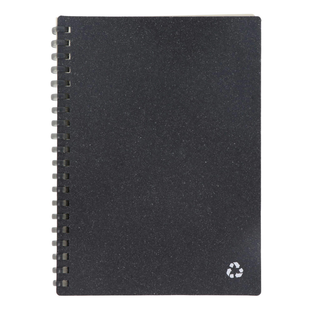 Notizbuch aus recyceltem Leder Midi