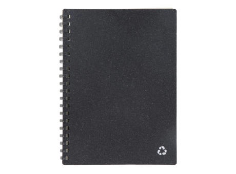 Notizbuch aus recyceltem Leder Midi