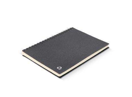 Notizbuch aus recyceltem Leder Midi