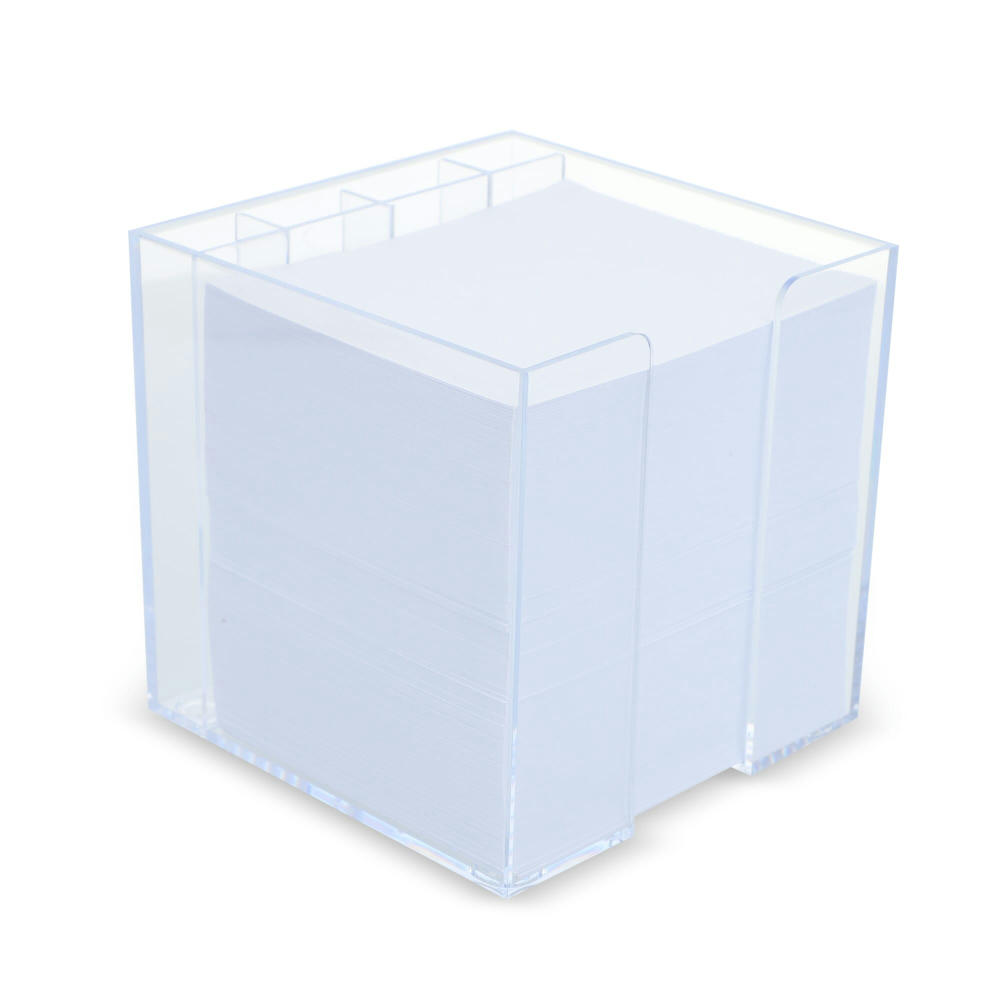 Notizzettel 10x10x10cm FSC in Würfelbox mit Stifteköcher