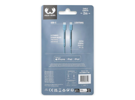2ULC200 | Fresh 'n Rebel USB-C zu Apple Lightning Kabel 2.0m