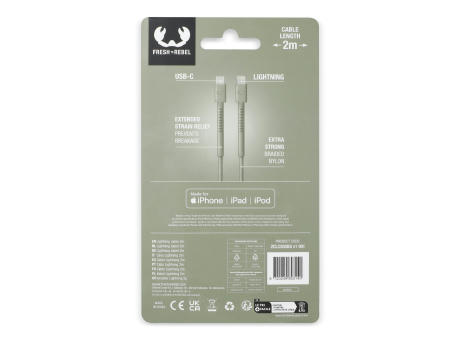 2ULC200 | Fresh 'n Rebel USB-C zu Apple Lightning Kabel 2.0m