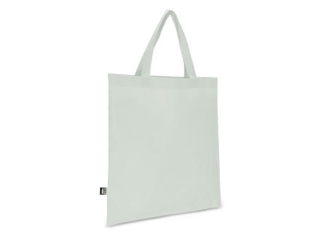 R-PET Tragetasche aus Non Woven mit kurzen Griffen 38 x 42cm 75g/m²