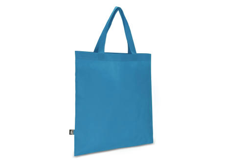 R-PET Tragetasche aus Non Woven mit kurzen Griffen 38 x 42cm 75g/m²