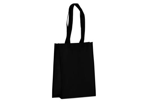 R-PET Tragetasche aus laminiertem Non Woven 24 x 11 x 30cm 105g/m²
