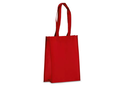 R-PET Tragetasche aus laminiertem Non Woven 24 x 11 x 30cm 105g/m²