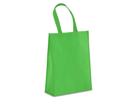 R-PET Tragetasche aus laminiertem Non Woven 30 x 12 x 40cm 105g/m²