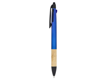 3-Farben-Stift mit Bambusgriff