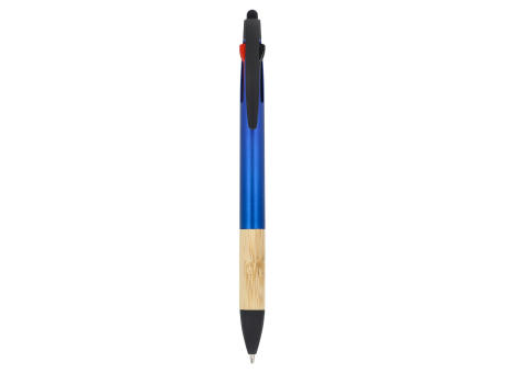 3-Farben-Stift mit Bambusgriff
