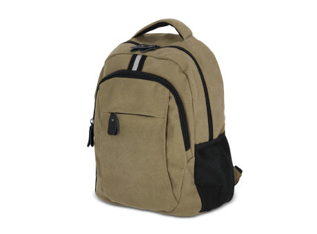Rucksack Harper aus recyceltem Baumwoll-Canvas 