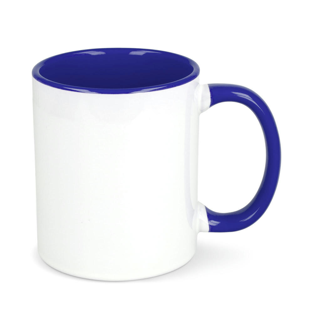 Oslo Sublimationsbecher  farbig innen &amp; Griff 300ml
