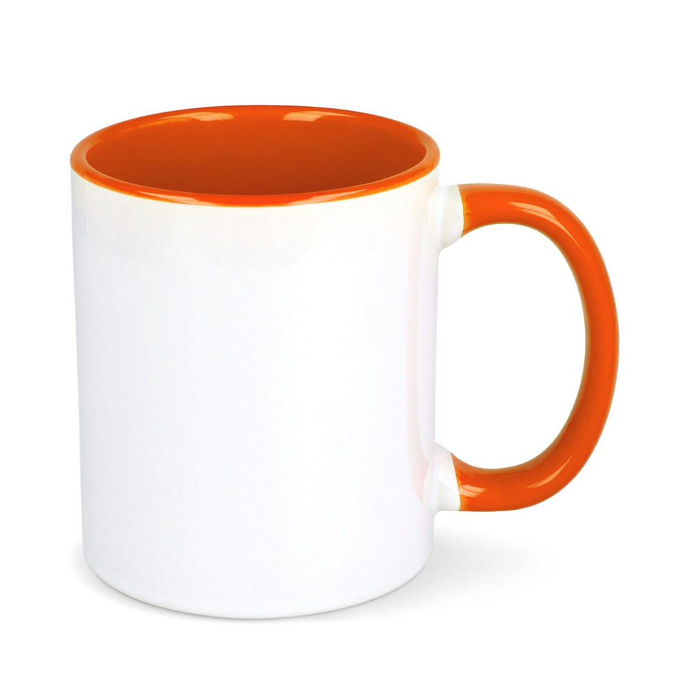 Oslo Sublimationsbecher  farbig innen &amp; Griff 300ml
