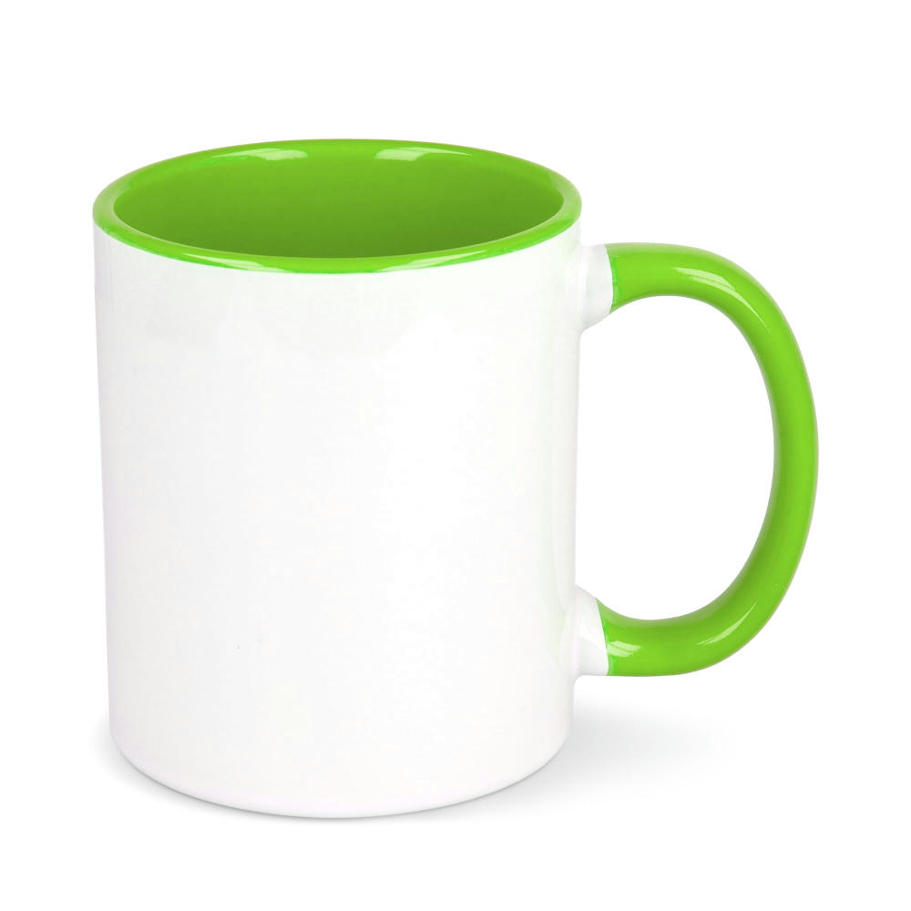 Oslo Sublimationsbecher  farbig innen &amp; Griff 300ml