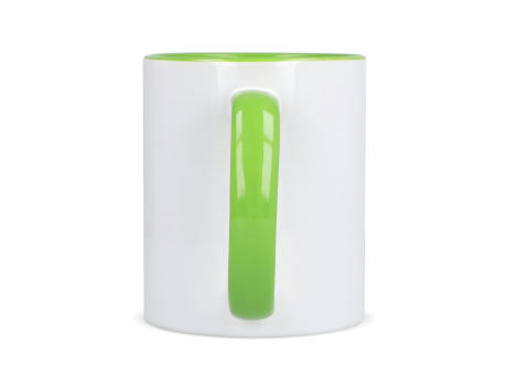 Oslo Sublimationsbecher  farbig innen &amp; Griff 300ml