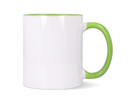 Oslo Sublimationsbecher  farbig innen &amp; Griff 300ml