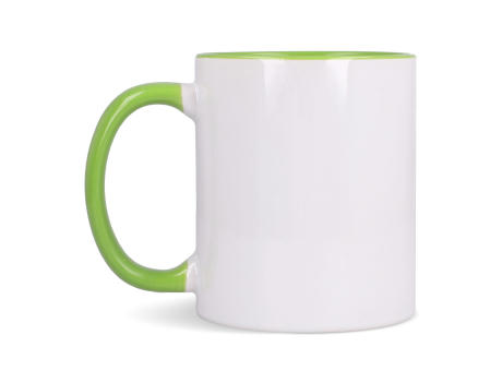Oslo Sublimationsbecher  farbig innen &amp; Griff 300ml