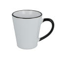 Melbourne Sublimationsbecher farbiger Rand &amp; Henkel 300ml