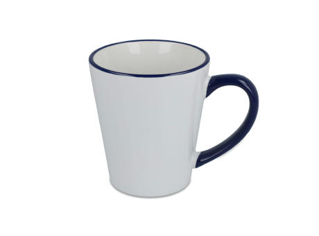 Melbourne Sublimationsbecher farbiger Rand &amp; Henkel 300ml