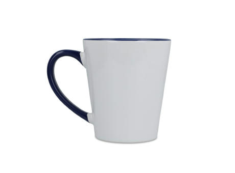 Melbourne Sublimationsbecher farbiger Rand &amp; Henkel 300ml