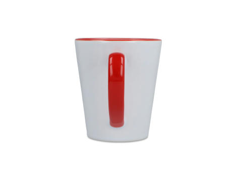 Melbourne Sublimationsbecher farbiger Rand &amp; Henkel 300ml