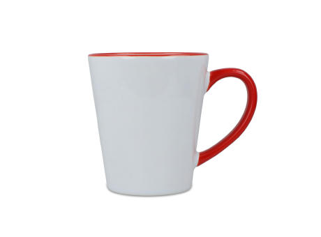 Melbourne Sublimationsbecher farbiger Rand &amp; Henkel 300ml