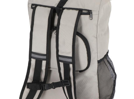 R-PET 600D Rolltop Fahrrad-Rucksack 20L