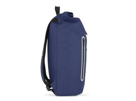 PU-beschichteter R-PET 600D Rolltop-Rucksack 20L