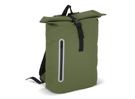 PU-beschichteter R-PET 600D Rolltop-Rucksack 20L