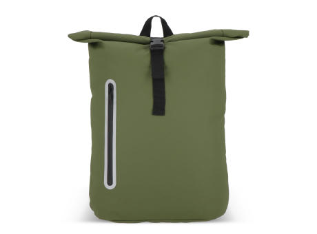 PU-beschichteter R-PET 600D Rolltop-Rucksack 20L