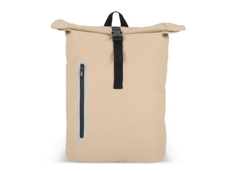 PU-beschichteter R-PET 600D Rolltop-Rucksack 20L