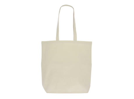 Einkaufstasche Bio-Baumwolle natur lang 270g/m² 42x12x43 cm