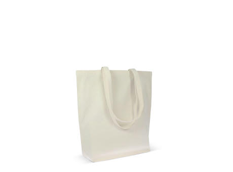 Einkaufstasche Bio-Baumwolle natur lang 270g/m² 42x12x43 cm