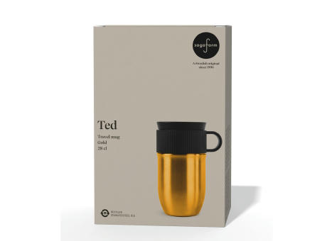 Sagaform Ted isolierter Becher, 280ml auslaufsicher und spülmaschinenfest
