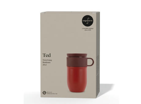 Sagaform Ted isolierter Becher, 280ml auslaufsicher und spülmaschinenfest