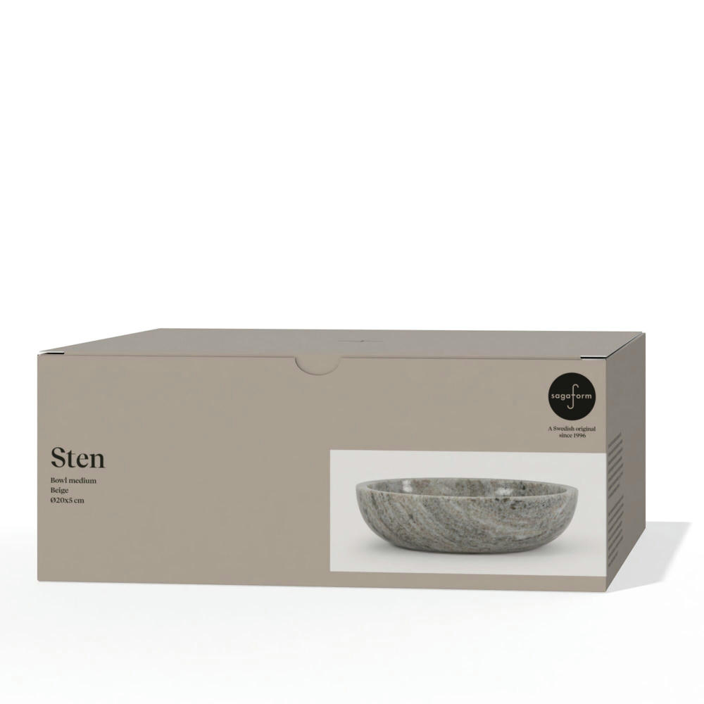Sagaform Sten Travertin-Marmor-Schale