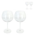 Byon Opacity 2er-Set Weingläser mit stilvollem Glasmuster 470ml