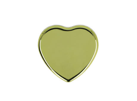 Lippenbalsam  in Flacher metallischer Herzformdose