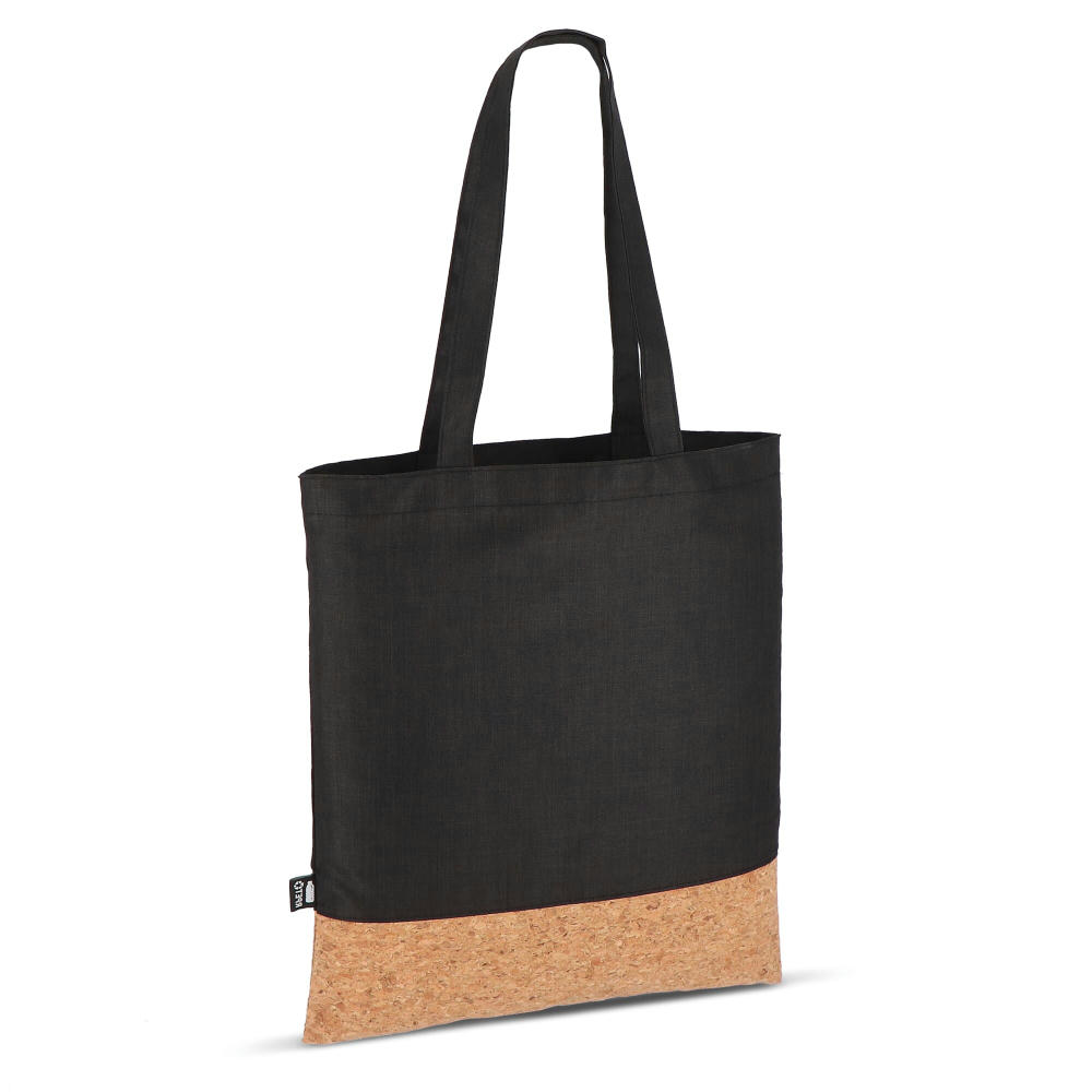 Tragetasche R-PET &amp; Kork 35 x 40cm
