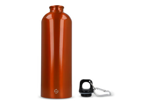 R-Edelstahl einwandige Flasche mit Karabiner 750ml