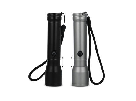 Wiederaufladbare Taschenlampe aus recyceltem Aluminium IPX4