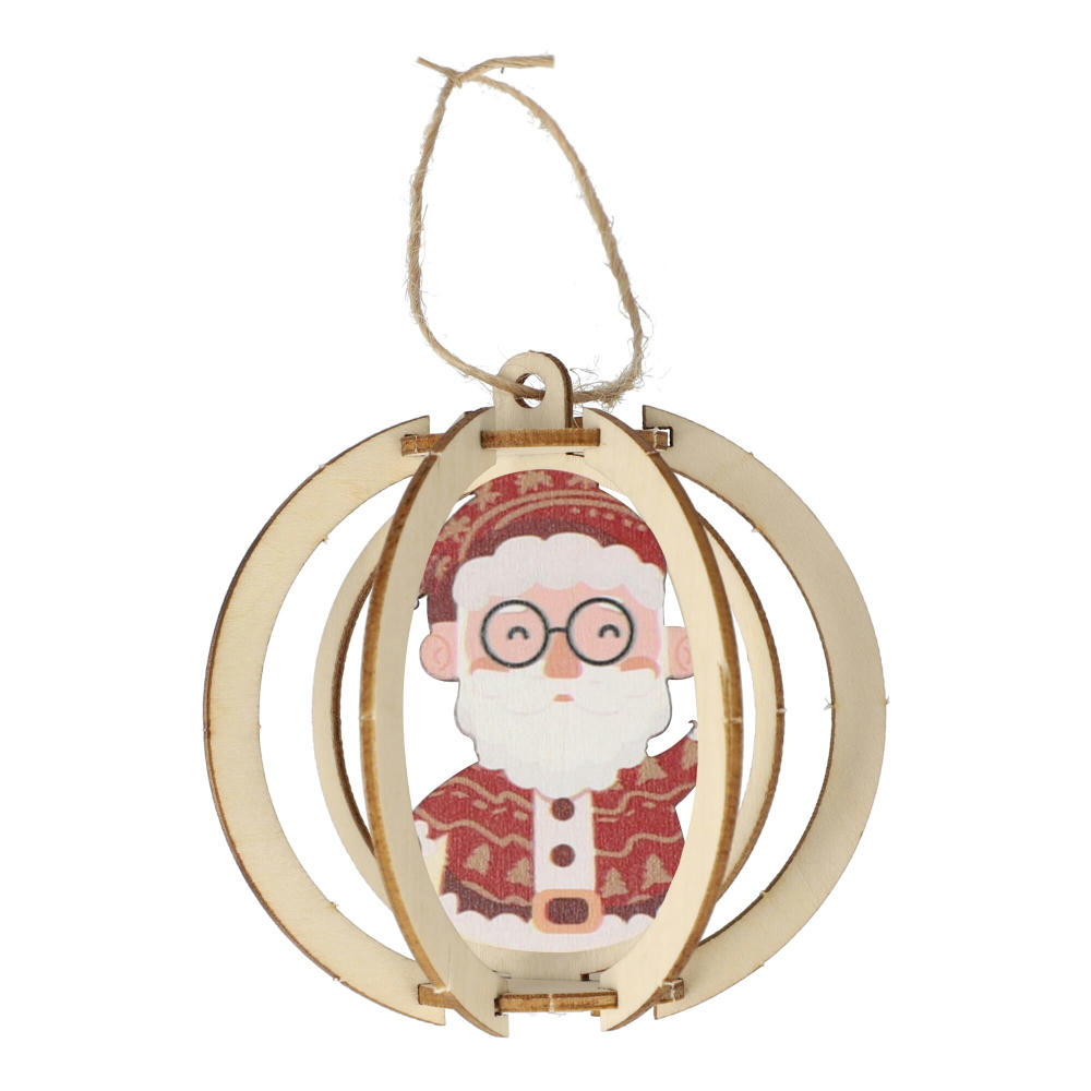 InSideOut Weihnachtsschmuck aus Holz 3er-Set